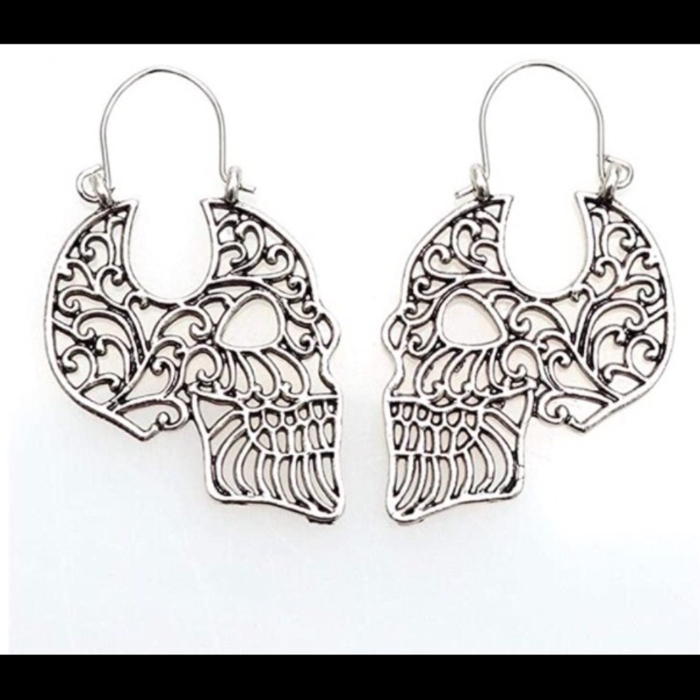 3/25✨ NWOT Skull Earrings
